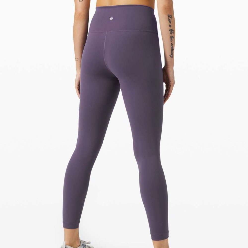 Lululemon Wunder Train High-Rise Full-Length Leggings in Eggplant